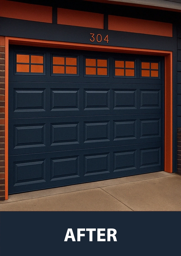 Garage Door After Repairing