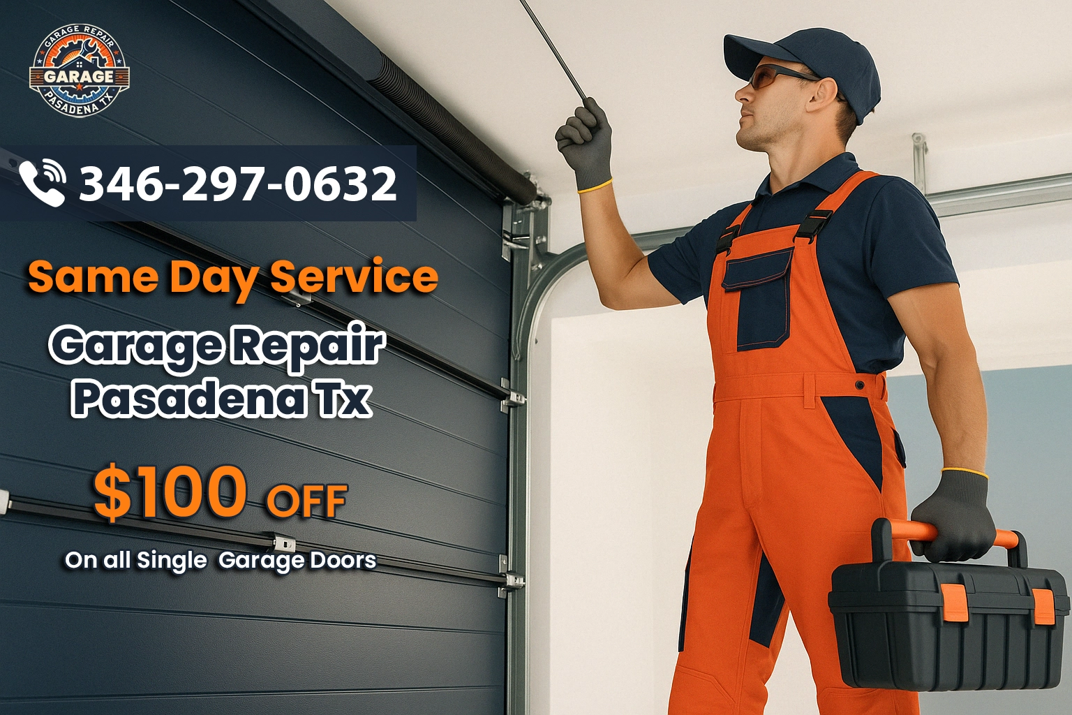 Special Offer for Garage Door Repair Services in Pasadena TX